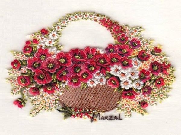 Очаровательная вышивка гладью виды швов и основные моменты, фото № 18
