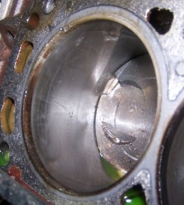 cracked engine block