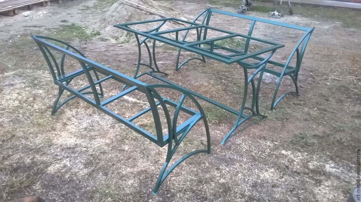 Скамейки из металла 8491