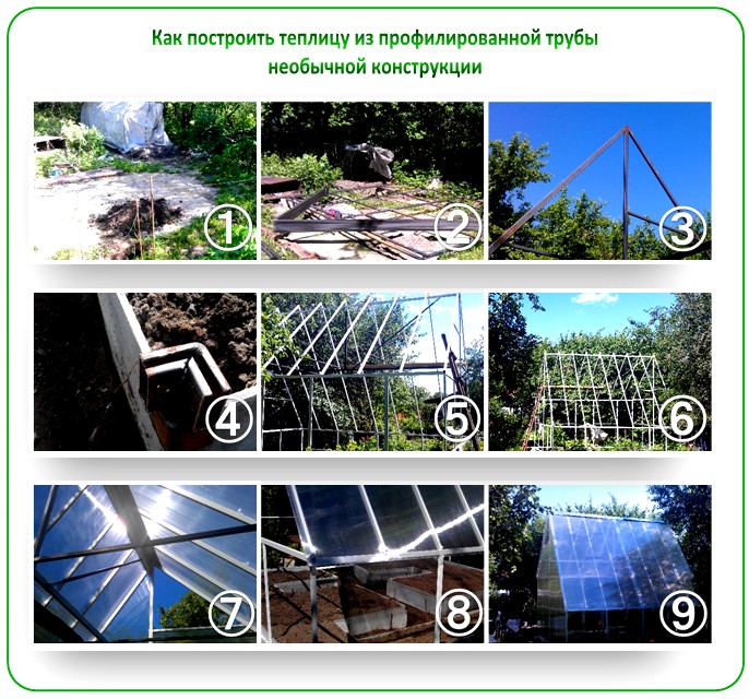 Строительство теплицы