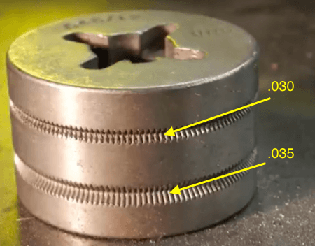 Knurled Drive Roll