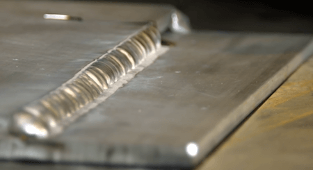 Example of Aluminum Fillet Weld