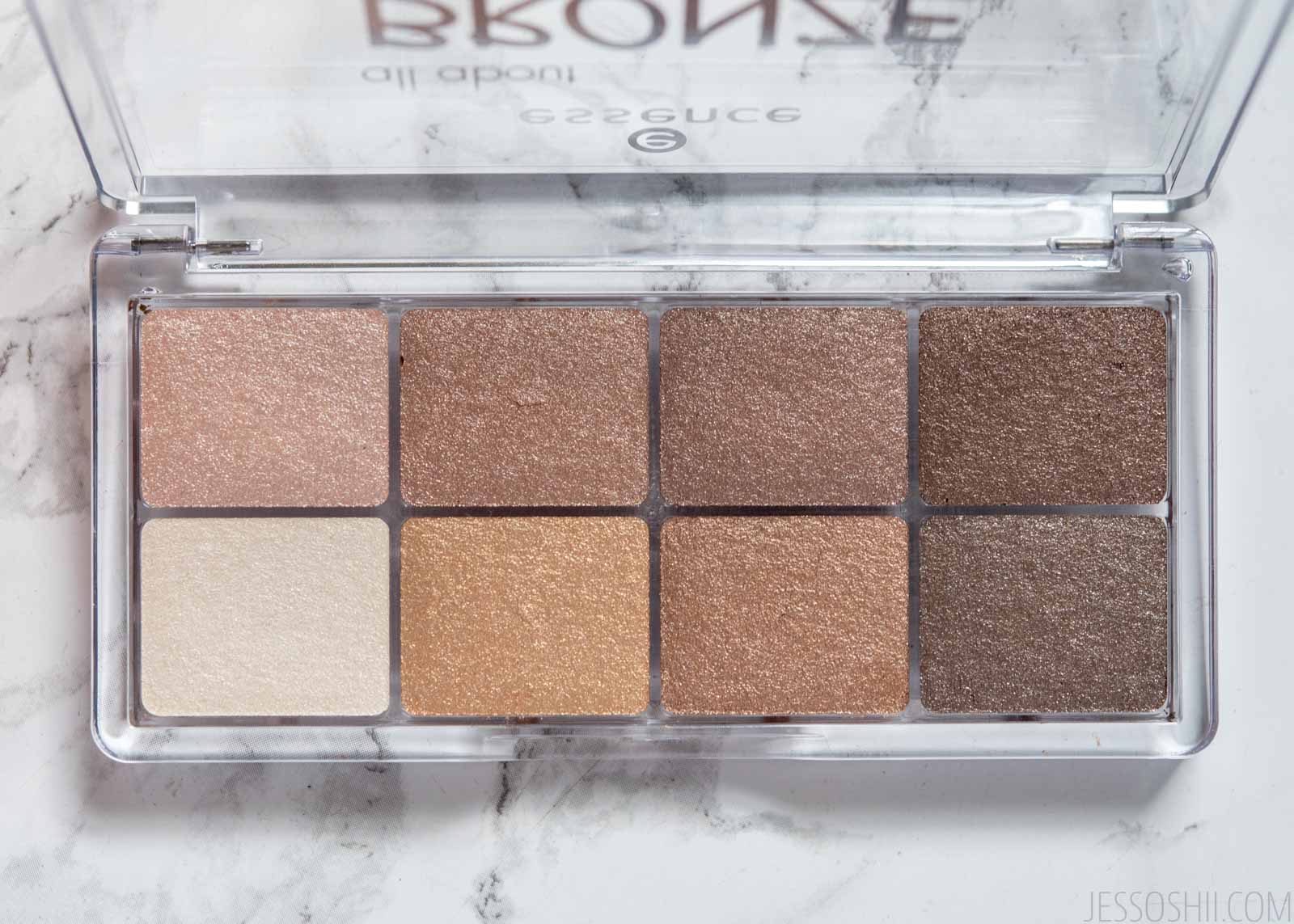 Essence All About Bronze Eyeshadow Palette Review & Swatches