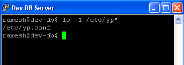 Fig: PuTTY Session showing user defined custom window title